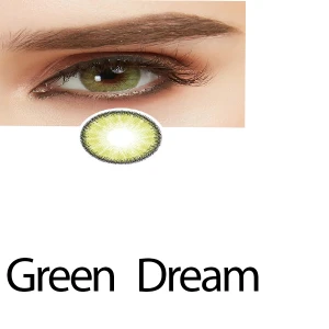 لنز رنگی چشم سبز روشن لاکی لوک مدل Green Dream