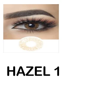 لنز رنگی چشم فندقی لاکی لوک مدل Hazel 1
