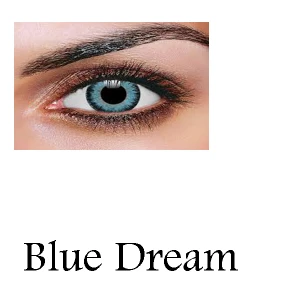 لنز رنگی چشم آبی رویایی لاکی لوک مدل Blue Dream
